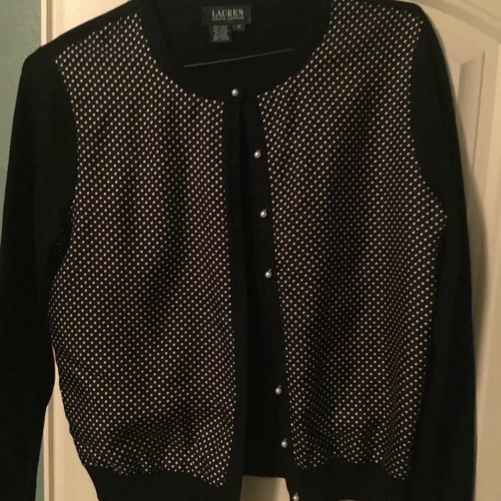 Ralph Lauren Cardigan with Pearl Buttons